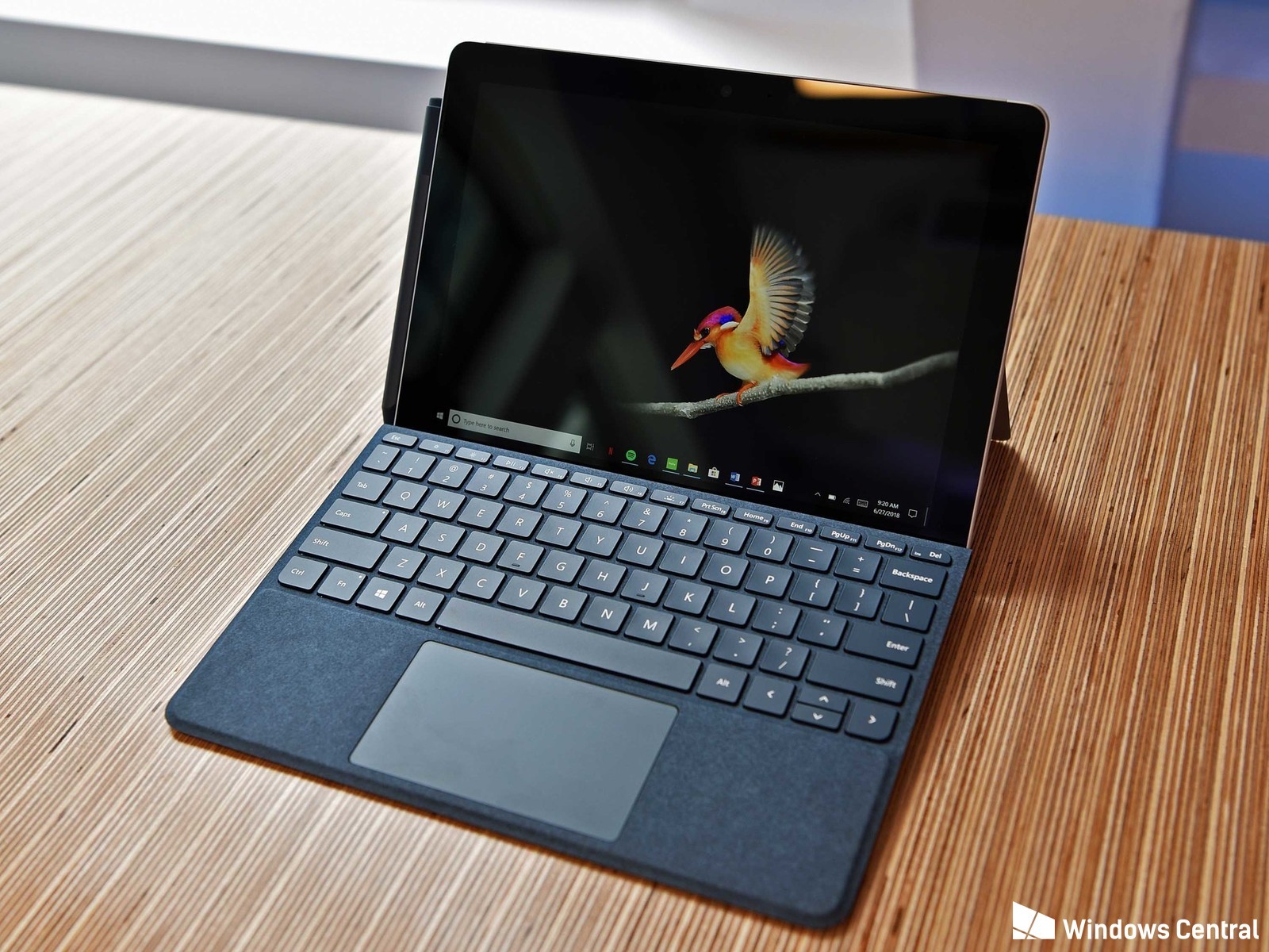 surface microsoft tablet windows accessories vs ipad central surfacego should which taskbar brings searches theme build dark larger windowscentral
