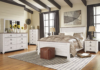 View Willowton 5 Piece Queen Bedroom Group