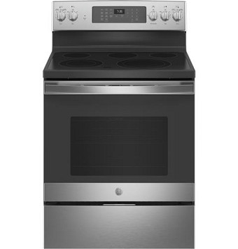 View GE Electric Smooth Top Range with Air-Fryer