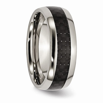 View Gents Titanium Black Carbon Fiber Band