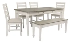 View Skempton Dining Table with Bench and 4 Chairs