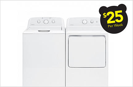 Hotpoint 3.8 cu ft Washerand 6.2 cu ft Dryer Pair