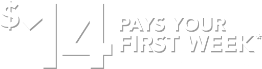 $14 pays your first week* Now through August 16th!