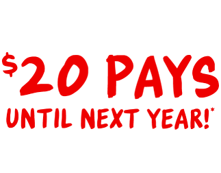 $20 Pays until next year!* Mike’s black friday November 28th Only! Featuring Hourly Deals and Exclusive Doorbusters!