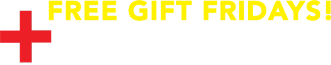 FREE GIFT FRIDAYS! Every Friday in July is Black Friday! First 10 customers get a FREE GIFT!
