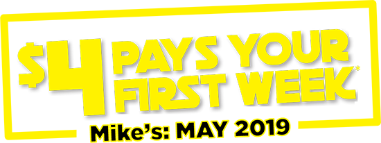 $4 pays your first week